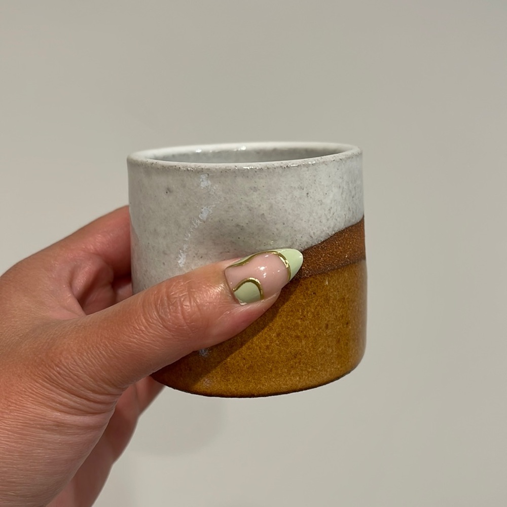 Ceramic Thumb Print Cup